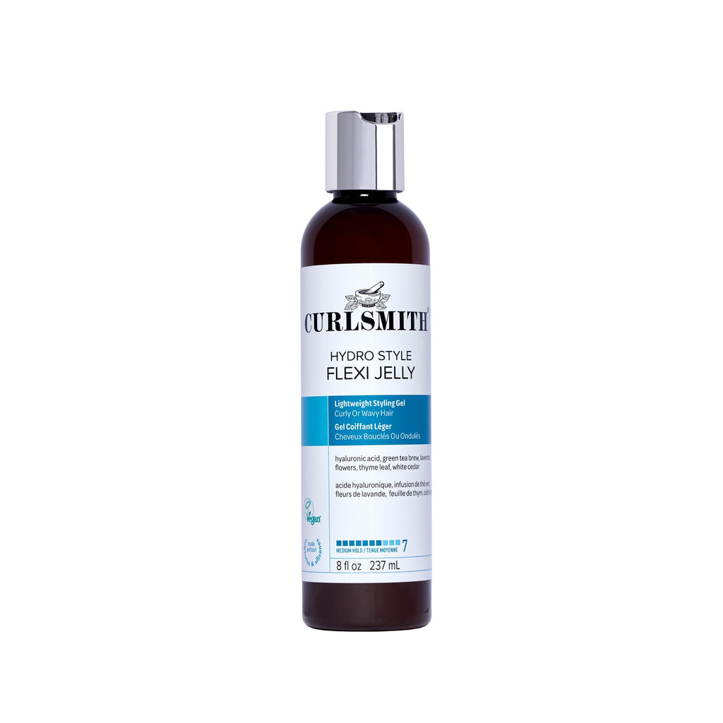 CURLSMITH Hydro Style Flexi - Curl Defining, Medium Hold Jelly Styler, For Bouncy Curls, For All Curl Types, Vegan & Cruelty Free