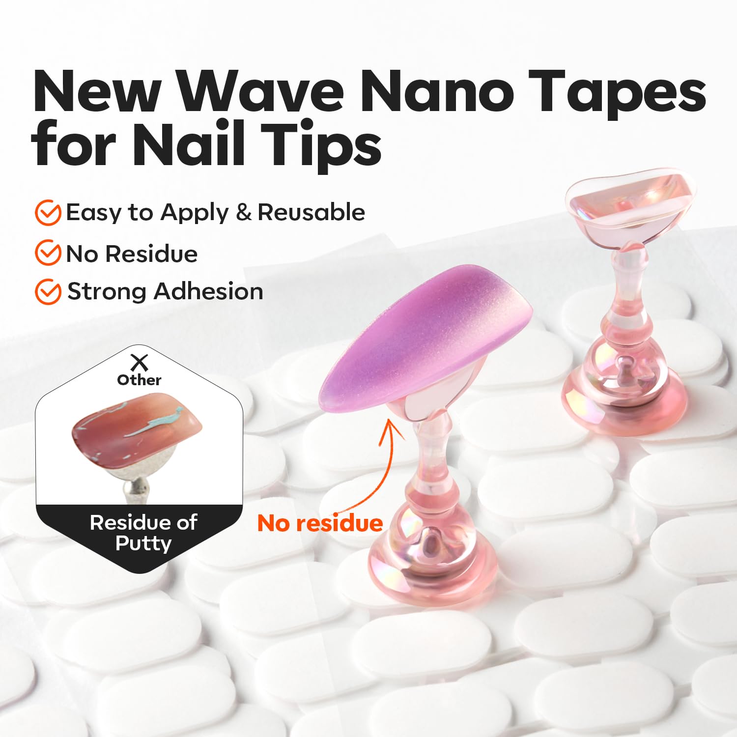 Discover Modelones Short Almond Nail Tips, 360pcs, with easy application, strong adhesion, and no residue for authentic nail art.