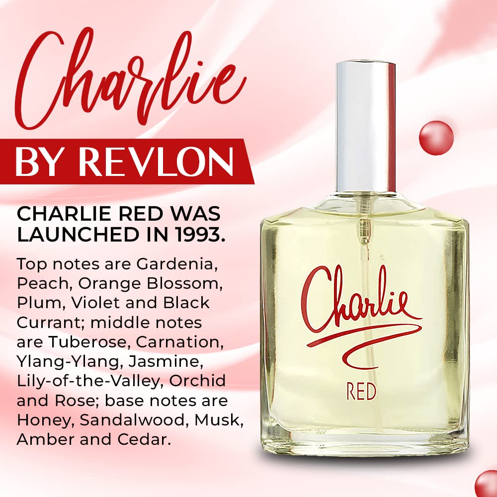 Buy now Revlon Charlie Eau De Toilette Spray for Women, Red, 3.4 Ounce at indiglob india