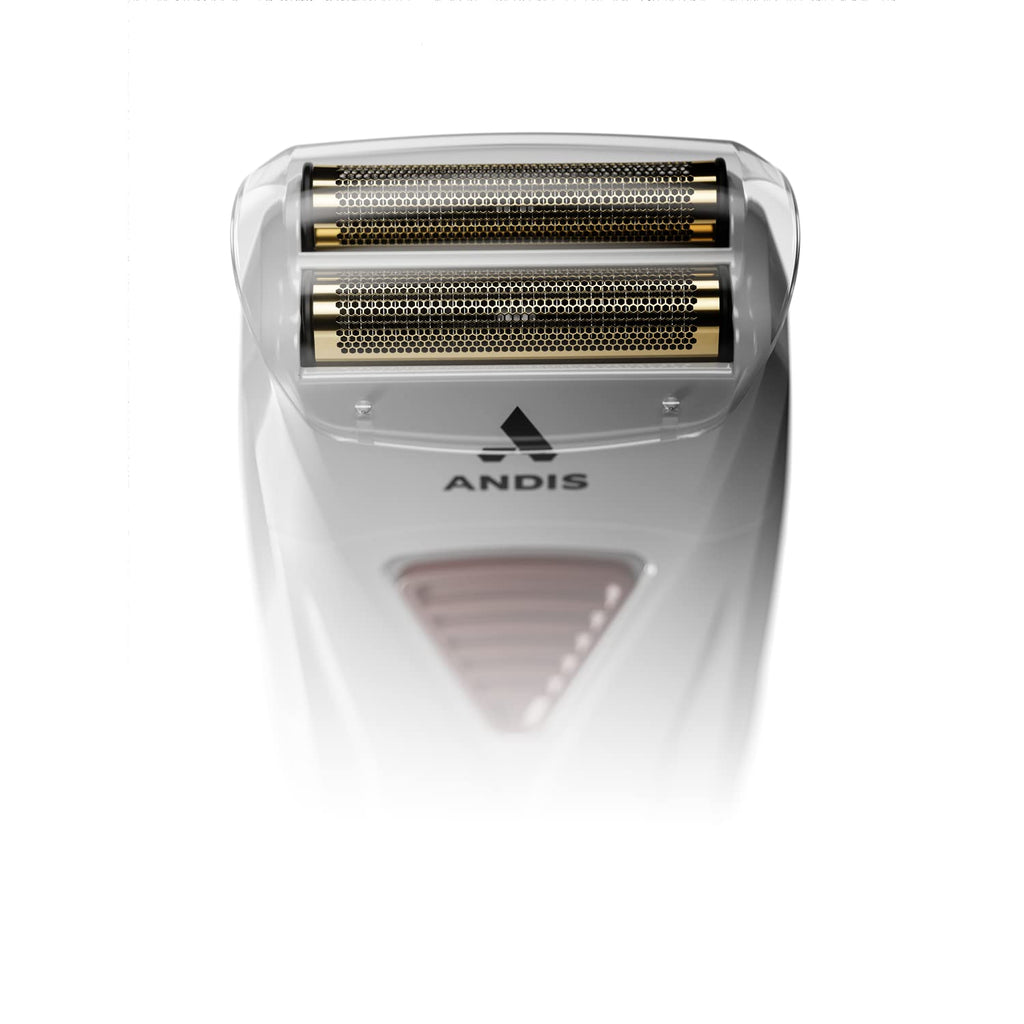Andis TS-1 17235 Pro Foil Lithium Titanium Foil Shaver, Gray | Cord/Cordless, Smooth Shaving Cordless Shaver with Charger