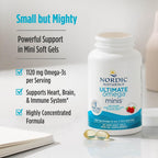 Nordic Naturals Ultimate Omega Minis, 1120mg High Potency Fish Oil - 60Count