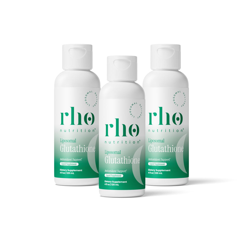 Rho Nutrition Liposomal Glutathione Liquid Supplement | High Absorption Formula, Glutathione, Detoxification, Immune & Skin Health, Mental Clarity, 30 Servings