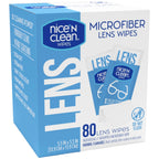NNC 80 CT Microfiber Lens Wipes - Single Carton