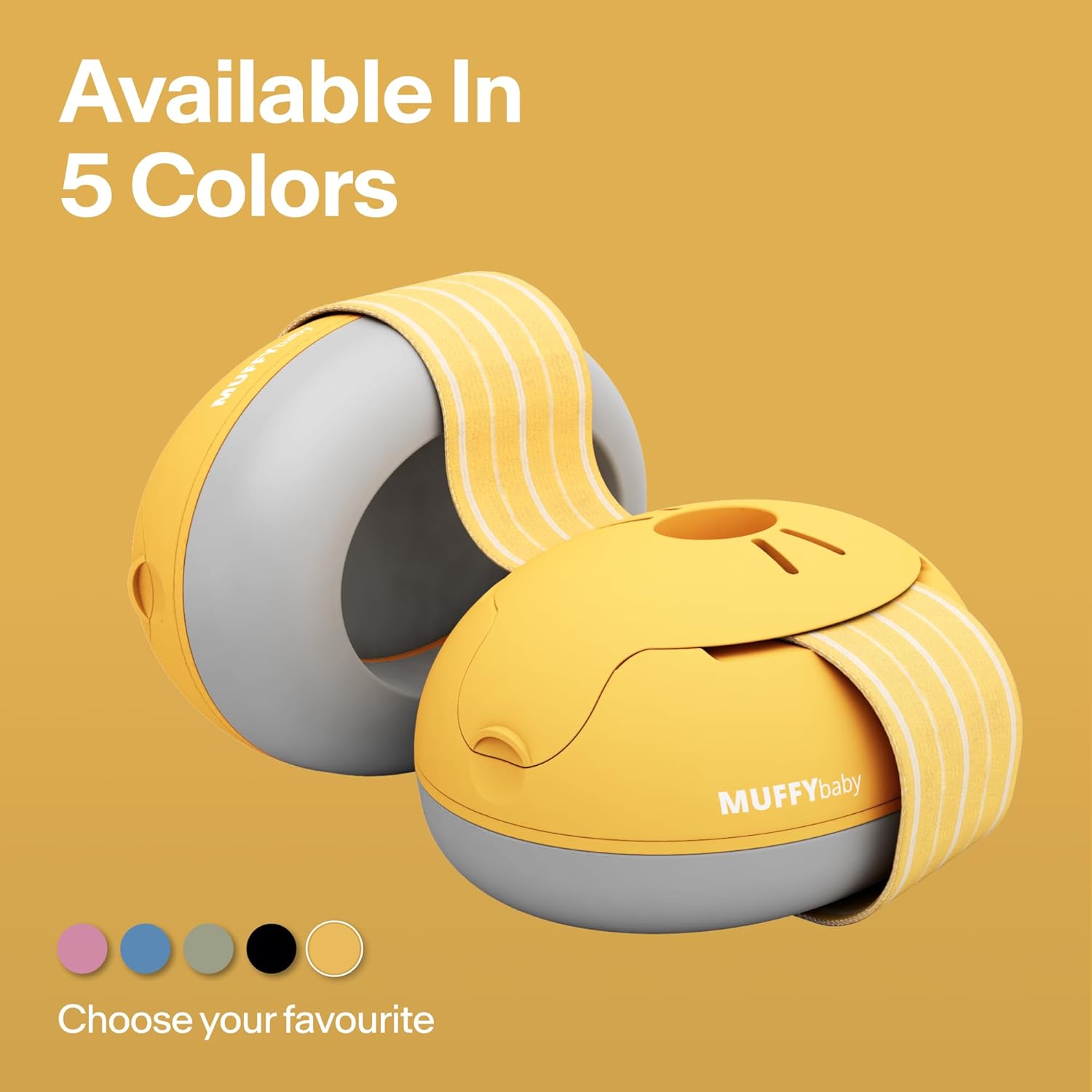 Buy now Alpine Muffy Baby Ear Protection for Babies and Toddlers up to 36 Months - CE & ANSI Certified - Noise Reduction Earmuffs - Comfortable Baby Headphones Against Hearing Damage & Improves Sleep - Yellow at indiglob india