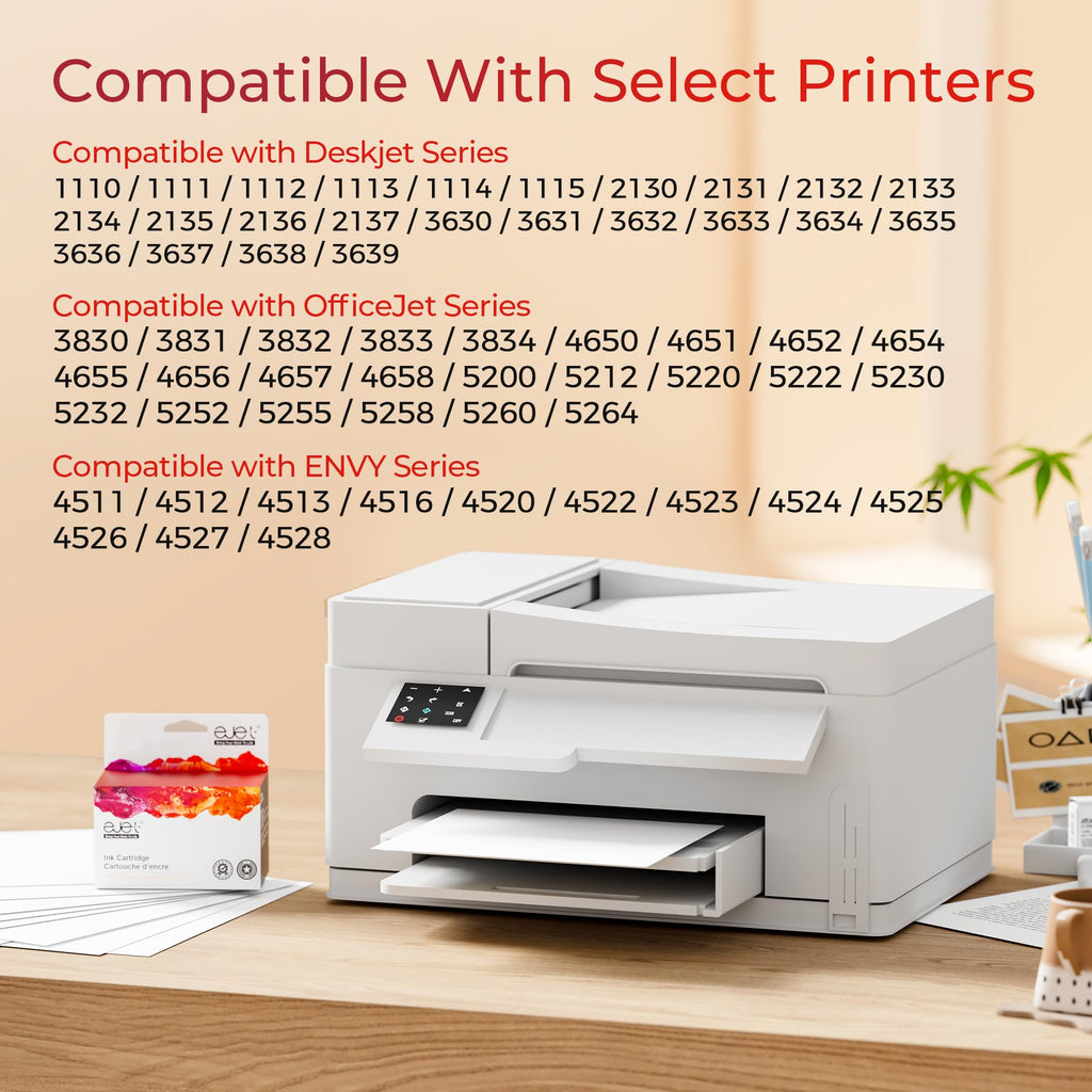 HP Ink Cartridge Combo Pack in official packaging, ideal for DeskJet, OfficeJet, and ENVY printers. Available at Curat Cart.