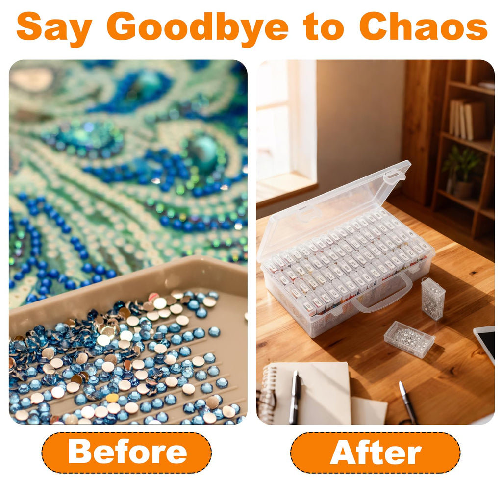 Transform your diamond painting experience with organized storage containers from Curat Cart. 100% Authentic, available in India.