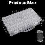 Premium transparent Diamond Painting Storage Containers from Curat Cart, featuring high-quality, durable material for organized crafting. 