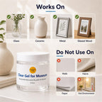 Clear Gel for Museum offers strong hold on glass, ceramic, and metal. 100% Authentic, available in India at Curat Cart.