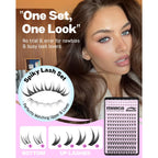 Discover Calphdiar's authentic Bottom Lash Clusters for a stunning fairy eye effect, perfectly matching your style.