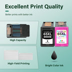 Premium imported HP Ink Cartridges Black Color Combo, ideal for high-yield printing. Available at Curat Cart.