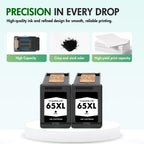 Premium imported Black Ink Cartridges Combo Pack from Curat Cart, ensuring high capacity and vivid prints for reliable performance.