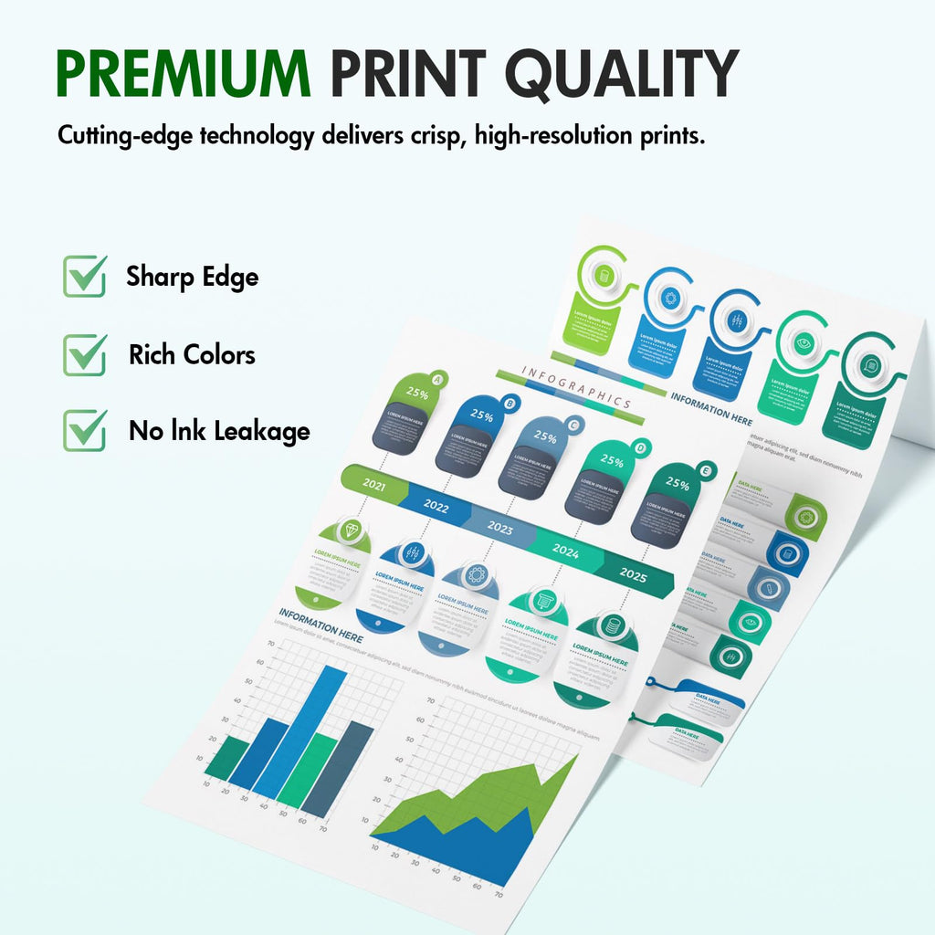 Upgrade your printing with the Black Ink Cartridges Combo Pack from Curat Cart. Perfect for daily use, ensuring premium print quality.