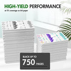 High-quality Black Ink Cartridges Combo Pack ensures high-yield performance, printing up to 750 pages. Available at Curat Cart.