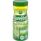 Benefiber Prebiotic Fiber Supplement Powder, Unflavored, 124 Teaspoons | Plant-based Prebiotic Fiber Powder, Sugar-Free, Dissolves Clear and Tasteless, GLP-1 Support for Digestive Health