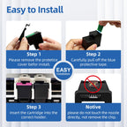 HP 68 High Yield Ink Cartridge installation guide, showcasing easy steps. 100% Authentic, available at Curat Cart in India.