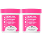 Almay Oil-Free Micellar Eye Makeup Remover Pads, 120 Count | Micellar eye makeup remover pads gently wipe away all traces of eye makeup without leaving behind any greasy residue.