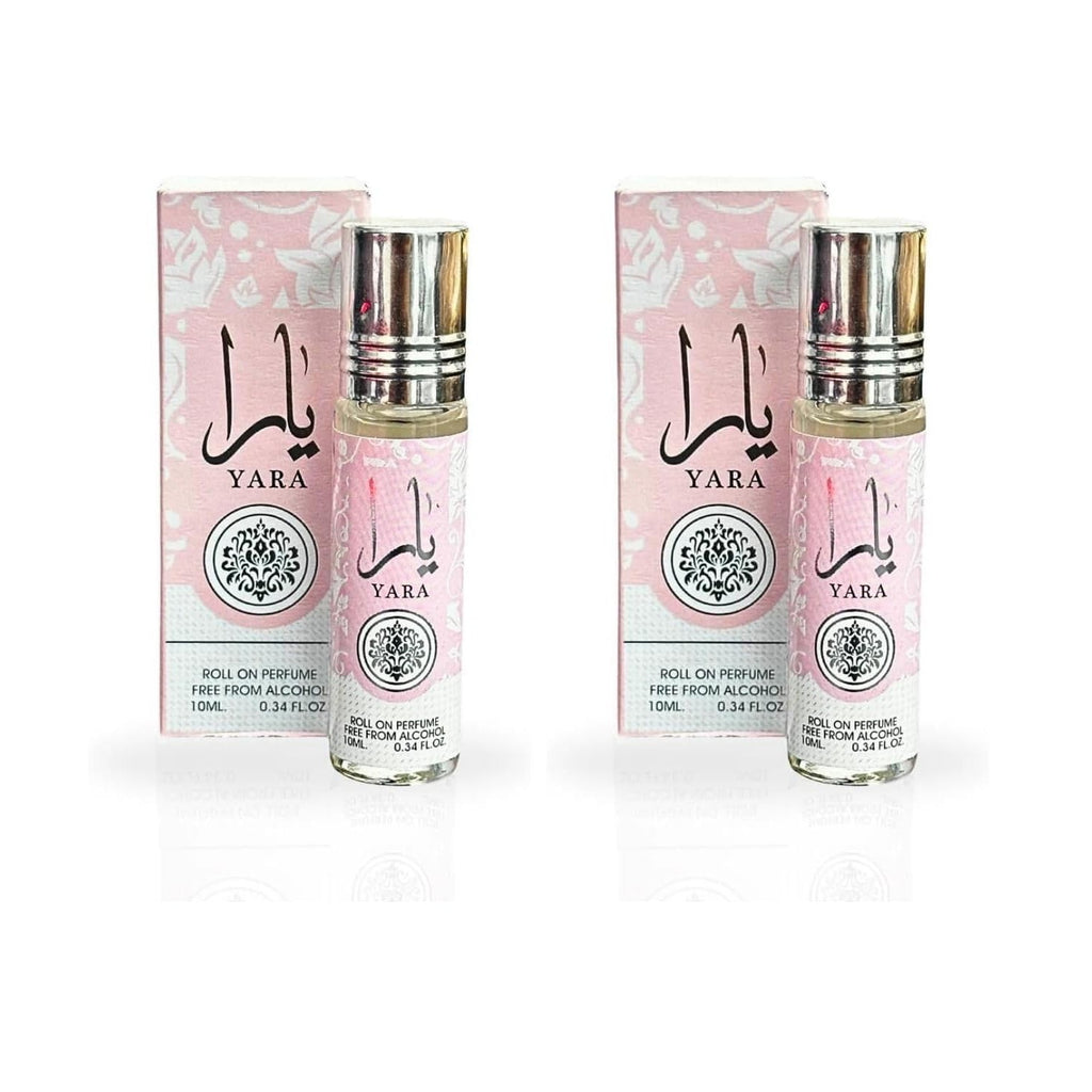 Ard Al Zaafaran YARA Roll-On Perfume Oil CPO - 10ML (0.34 OZ) | Gourmand Accord, Vanilla, Musk, Heliotrope, Orchid, Tangerine.