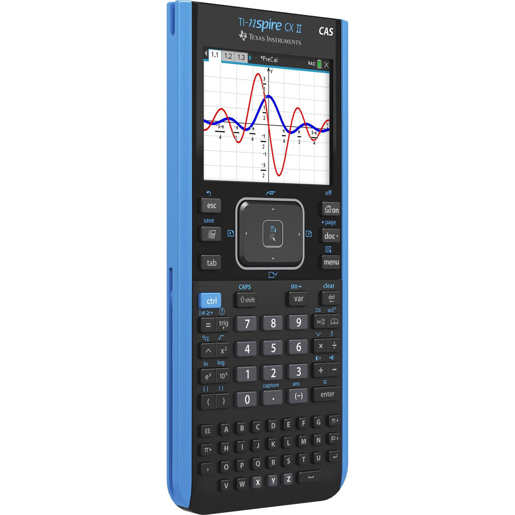 Texas Instruments TI-Nspire CX II CAS Color Graphing Calculator with Student Software (PC/Mac)