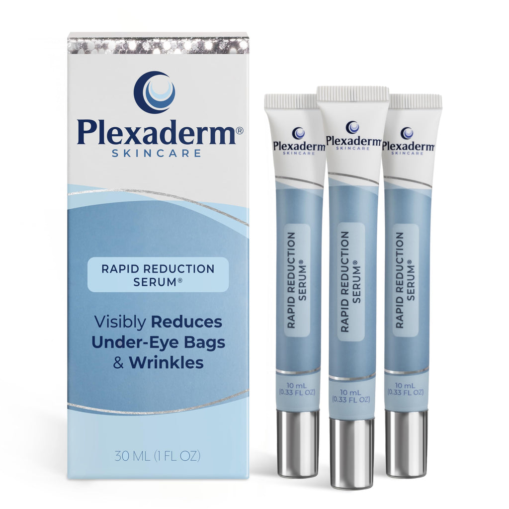 Plexaderm Rapid Reduction Serum - Visibly Reduces Under-Eye Bags & Wrinkles | Instant eye serum that visibly reduces under-eye bags, puffiness, wrinkles & dark circles in minutes, lasting up to 10 hours