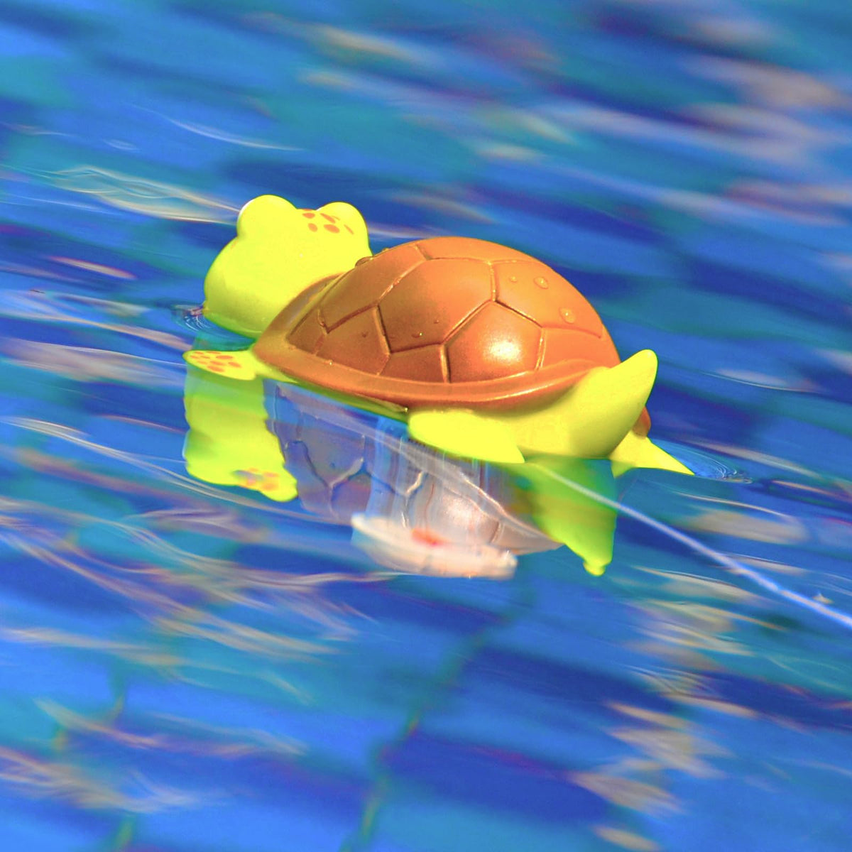 XY-WQ Turtle Floating Pool Thermometer with String, Easy-Read