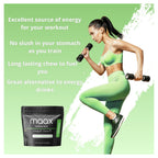 Maax Caffeine Energy Gum | 125mg of caffeine per piece | Spearmint | 125 total pieces per bag