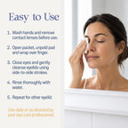 OCuSOFT Lid Scrub Oust Eyelid Cleanser, Pre-Moistened Pads, 30 Count | Tea Tree Oil Pads for Irritated Eyelids Associated with Demodex Mites, Lid & Lash Debris for Soothing, Calm Relief