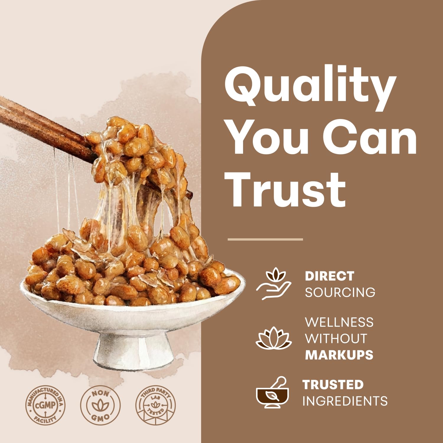 Micro Ingredients Nattokinase 10,000 FU Per Serving, 240 Veggie Capsules | Natural Natto Extract with CoQ10, Turmeric, Aged Garlic & Pine Bark Extract. Non-GMO, Gluten Free.