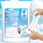 RAINFLOW White Foam Clay - Moldable Cosplay Foam Clay Soft Squishy