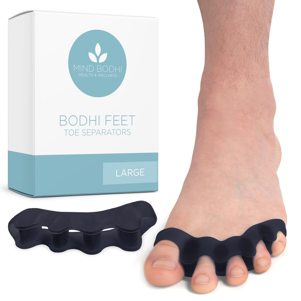 Buy now Mind Bodhi Toe Separators/Toe Spacers - For Men and Women - Regular Size â€“ Blue at indiglob india