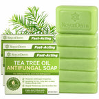 Roycederm Antifungal Bar Soap - Tea tree Oil Soap - Athlete’s Foot Treatment for Jock Itch & Ringworm - Medicated Antifungal Soap with Clotrimazole 1% - Tea Tree Oil Scent, 1 Pack
