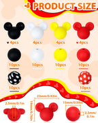 FIVEIZERO 76PCS Mouse Silicone Beads Kit