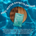 Malibu C Swimmers Wellness Remedy - Restoring & Hydrating Hair Care with Vitamin C Complex - Protects Hair Discoloration from Chlorine and Pool Elements (1 Packet)