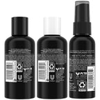 TRESemmé Travel Shampoo, Conditioner & Hairspray – Rich Moisture Hair Products + Non-Aerosol Hair Spray, 24H Frizz Control (3 Piece Set)