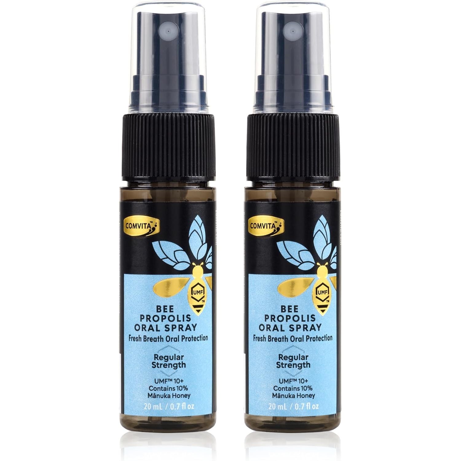 Buy now Comvita Bee Propolis Throat Spray - Natural Immune Support, Soothing Mint Flavor with New Zealand UMF 10+ Manuka Honey, Antioxidant, Dietary Supplement - 0.7 fl oz 0.7 Fl Oz (Pack of 2) at indiglob india