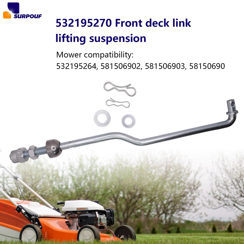 532195270 195270 Front Deck Link Lift Suspension Compatible with Craftsman Husqvarna Mower 532195264、581506902、581506903、58150690