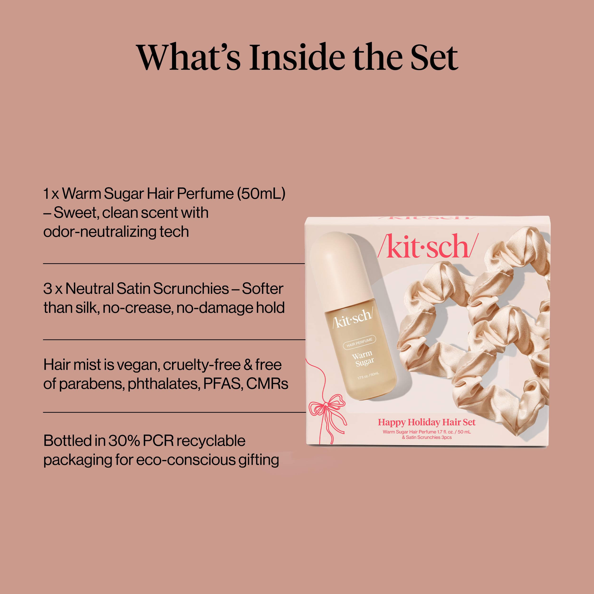 Buy now Kitsch Hair Perfume for Women - Pistachio Latte | Clean, Deodorizing & Patented Odor-Eliminating Technology Hair Spray & Body Mist - Freshen Hair, Body & Pillows - Coconut & Warm Coffee Scent - 50mL at indiglob india