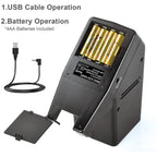 DIGITNOW!35mm Slide and Film Viewer, 3X Magnification LED Lighted Illuminated Viewing,USB Powered/Battery Operation-for 35mm Slides & Positive Film Negatives(4AA Batteries Included)