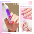 UV Nail Lamp - UV Light for Gel Nails, Flash Cure Lamp | LED Gooseneck Flash Cure Lamp for Nails, Manicure Dryer Black Light with Clamp, 365+395nm 5V 3W 4 Levels Dimming White