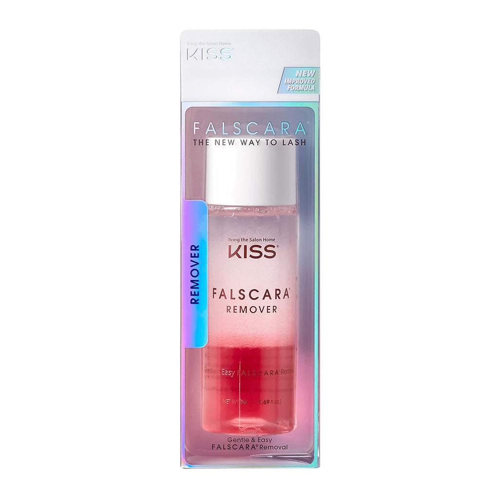Buy now KISS Falscara DIY Eyelash Extension Remover with Natural Rosewater â€“ Gentle Soothing Nourishing Eye Cleanser for Removal of Artificial False Synthetic Eyelashes, Lash Wisps, and Bond & Seal Adhesive Default at indiglob india