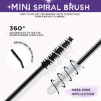 Lash Cluster Glue, Waterproof Bond and Seal Lash Glue, Black - 10ml | Strong Hold 3-7days, Latex-free & Formaldehyde-free, Waterproof, For Cluster/ Individual/ Strip Lashes, Easy to Use