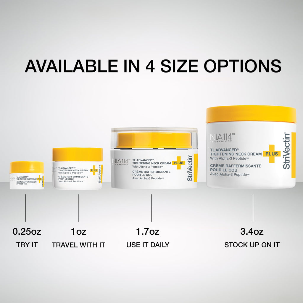 StriVectin Tighten and Lift Advanced Neck Cream PLUS with Alpha-3 Peptides for Neck and Décolleté, Smoothing Look of Wrinkles and Fine Lines, Improves Crepey Skin and Vertical Lines