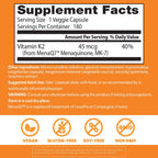 Buy now Doctor's Best Natural Vitamin K2 Mk-7 Capsule , Supports Bone Health & Soft Tissue Elasticity, 180 Ct at indiglob india