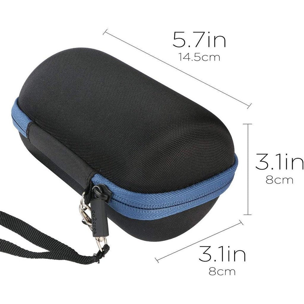 Buy now co2CREA Hard Travel Case Replacement for Sony SRS-XB100 SRS-XB12 SRS-XB13 Extra Bass Portable Bluetooth Speaker (Black Case + Inside Blue) at indiglob india