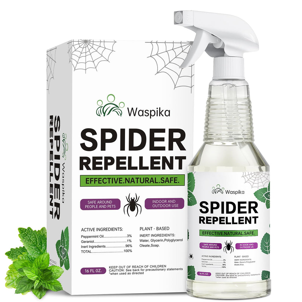 Peppermint Oil Insect and Spider Repellent Spray, Repels and Kills Ants and Bugs, Extra Strength Natural Plant Based Pest Control for Home, Kitchen and Garden, Safe for Family and Pets, 16 oz