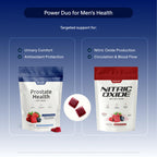Snap Supplements Prostate Health + Nitric Oxide Bundle, 60 Soft Chews Each