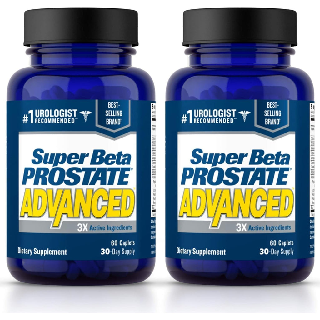 SUPER BETA PROSTATE Advanced - Prostate Health Supplements for Men, 120ct | Reduce Bathroom Trips, Promote Sleep, Better Bladder Emptying & Healthy Prostate