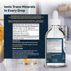 Baja Gold Liquid Trace Minerals Drops, Gary Brecka Choice, Glass, 4 fl oz | Sea of Cortez Ionic Electrolyte Drops, Glass Bottle, Unrefined Mineral Saline for Drinking Water and Food, 30-Day Supply