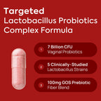 HerAure Vaginal Probiotics for Women -PH Balance,Yeast Balance,60CT | Healthy Vaginal Odor, Vaginal Flora, Women Probiotics and Prebiotics,Immune Support - Prebiotics & Lactobacillus Probiotic