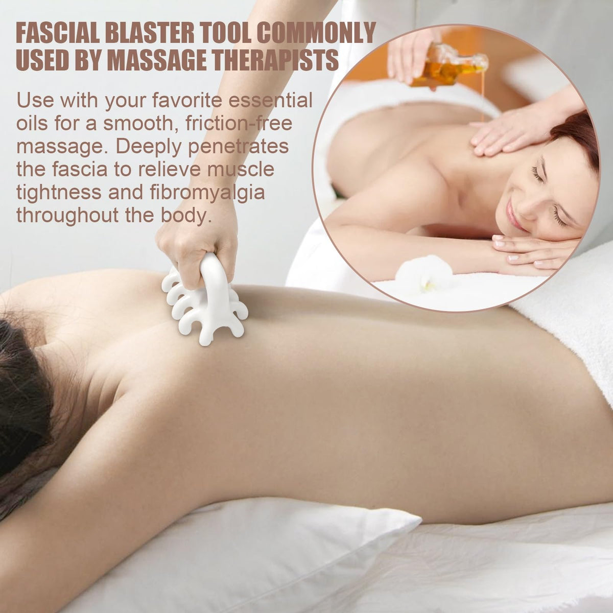 Fascia Massage Tool Trigger Point Massage Tools Anti Blaster for Cellulite Massage Tool Reaching Deep Myofascial Tissue Throughout The Body Release Muscle Knot Reduction Cellulite