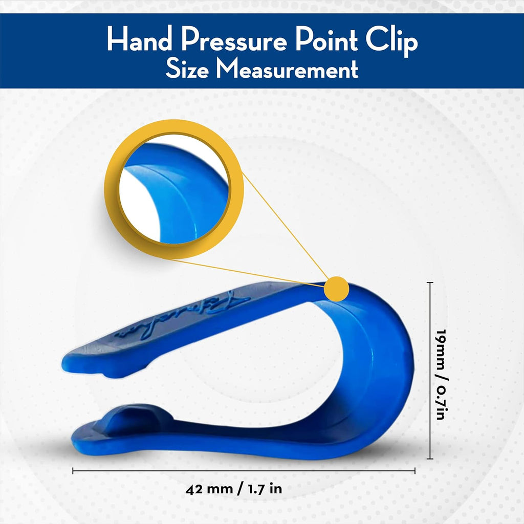 Buy now Petrichor â€“ USA Made Acupressure Hand Pressure Point Clip, All Natural Headache Migraine Aid, Drug Free Tension Anxiety Relief, Stress Reduction, Pain Alleviation, 2 Pack Both Hands, 1 Size Fits All at indiglob india